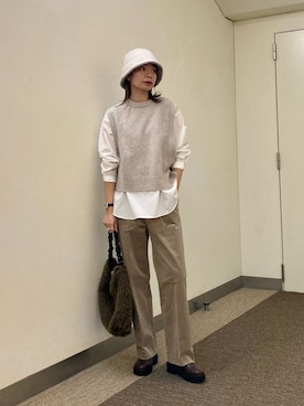 「URBAN RESEARCH DOORS(アーバンリサーチドアーズ)のアイテム」を使った、おおしまゆなさん(レディース・162cm)の秋コーディネート