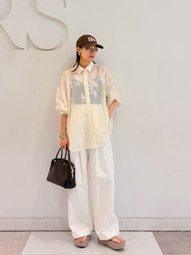 おおしまゆなさん(レディース・162cm)の春コーディネート
