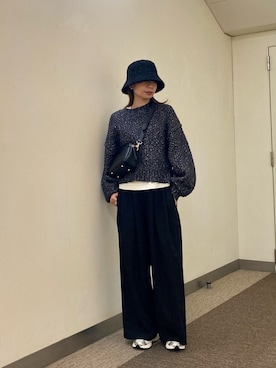 おおしまゆなさん（レディース・162cm）の冬コーディネート