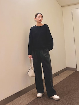 おおしまゆなさん（レディース・162cm）の冬コーディネート