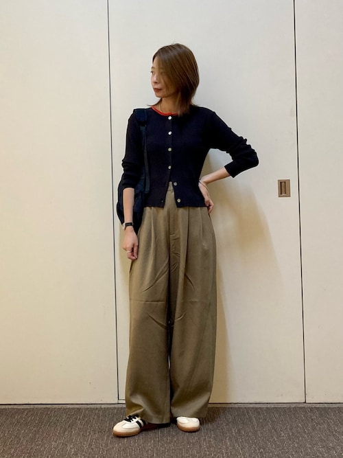 セール】『別注』Audrey and John Wad×DOORS バイカラーカーディガン