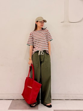 おおしまゆなさん（レディース・162cm）の春コーディネート