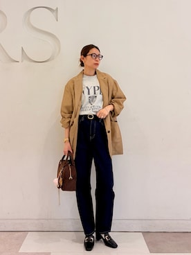 おおしまゆなさん（レディース・162cm）の春コーディネート