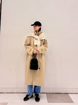 「かぐれ（カグレ）のアイテム」を使った、おおしまゆなさん（レディース・162cm）の春コーディネート