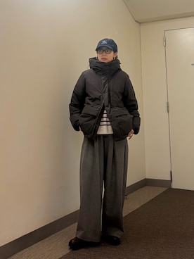 おおしまゆなさん（レディース・162cm）の冬コーディネート