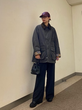 「eness（エネス）のENESS　チェルシーブーツ（ブーツ）」を使った、おおしまゆなさん（レディース・162cm）の秋コーディネート