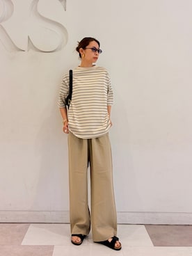 おおしまゆなさん（レディース・162cm）の春コーディネート