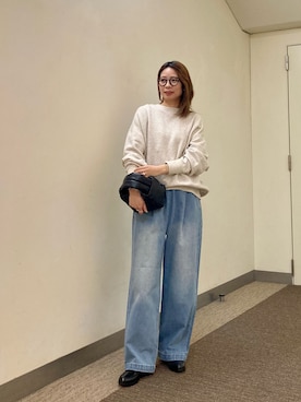 おおしまゆなさん（レディース・162cm）の冬コーディネート