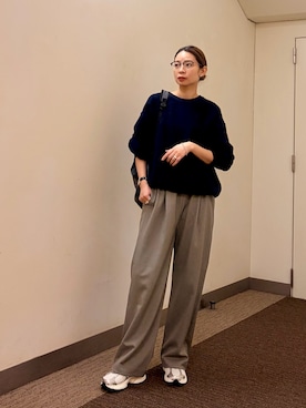 おおしまゆなさん(レディース・162cm)の冬コーディネート