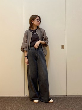 おおしまゆなさん(レディース・162cm)の秋コーディネート