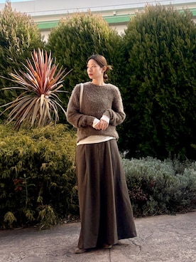 おおしまゆなさん(レディース・162cm)の冬コーディネート