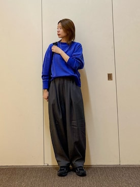 おおしまゆなさん（骨格ナチュラル・レディース・162cm）の秋コーディネート