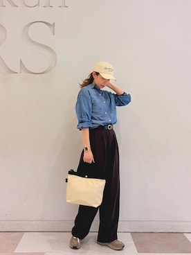 おおしまゆなさん（レディース・162cm）の春コーディネート