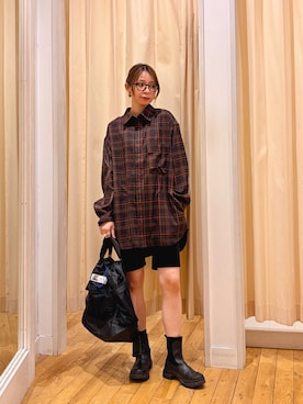 おおしまゆなさん(レディース・162cm)の秋コーディネート