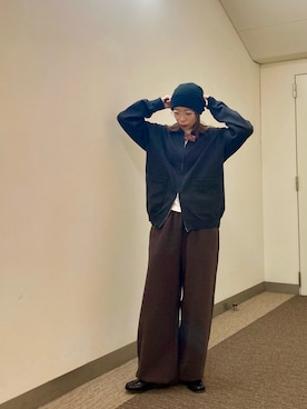 おおしまゆなさん（レディース・162cm）の冬コーディネート