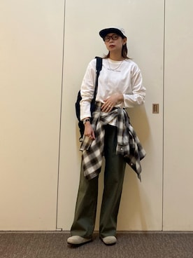 「アイテム（雑貨/ホビー）」を使った、おおしまゆなさん（レディース・162cm）の秋コーディネート