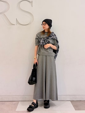 おおしまゆなさん（レディース・162cm）の春コーディネート