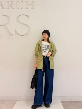 おおしまゆなさん（レディース・162cm）の春コーディネート