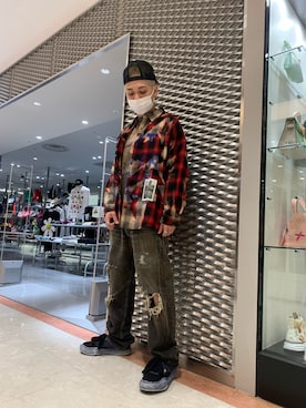 「MYne（マイン）のアイテム」を使った、ryusei617さん（メンズ・172cm）の夏コーディネート