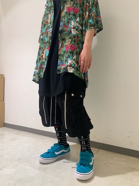 「A.F ARTEFACT」｜ryusei617さん（メンズ・172cm）の夏コーディネート