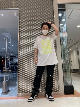 「JOHN LAWRENCE SULLIVAN（ジョンローレンスサリバン）のアイテム（パンツ）」を使った、ryusei617さん（メンズ・172cm）の夏コーディネート