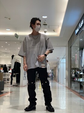 「JOHN LAWRENCE SULLIVAN（ジョンローレンスサリバン）のアイテム（パンツ）」を使った、ryusei617さん（メンズ・172cm）の夏コーディネート