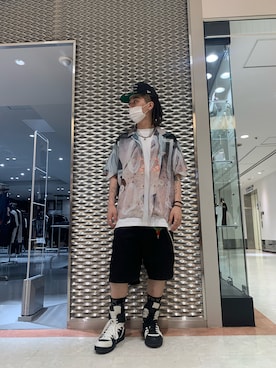 「DIET BUTCHER（ダイエットブッチャー）のアイテム」を使った、ryusei617さん（メンズ・172cm）の夏コーディネート