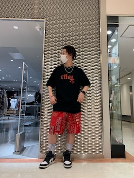 「READYMADE（レディメイド）のアイテム（パンツ）」を使った、ryusei617さん（メンズ・172cm）の夏コーディネート