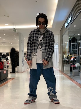 「UNDERCOVER（アンダーカバー）のアイテム」を使った、ryusei617さん（メンズ・172cm）の冬コーディネート