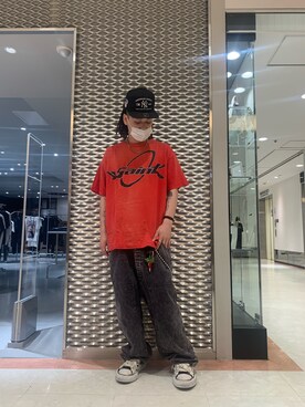 「BACKLASH（バックラッシュ）のアイテム」を使った、ryusei617さん（メンズ・172cm）の夏コーディネート