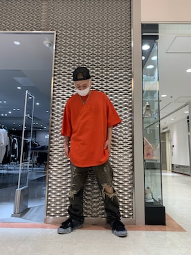 「MYne（マイン）のアイテム」を使った、ryusei617さん（メンズ・172cm）の夏コーディネート