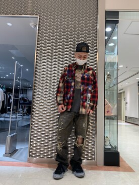 「MYne（マイン）のアイテム」を使った、ryusei617さん（メンズ・172cm）の夏コーディネート