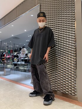 「BACKLASH（バックラッシュ）のアイテム」を使った、ryusei617さん（メンズ・172cm）の夏コーディネート