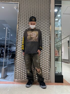 「MYne（マイン）のアイテム」を使った、ryusei617さん（メンズ・172cm）の夏コーディネート