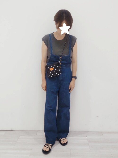 Lee ×アクアガールコラボ　サロペット オーバーオール 新品 AG by aquagirl（エージーバイアクアガール）の「◇Leeコラボ