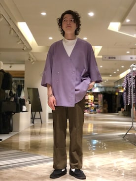 「URBAN RESEARCH（アーバンリサーチ）のアイテム（その他アウター）」を使った、Shoさん（メンズ・169cm）の春コーディネート