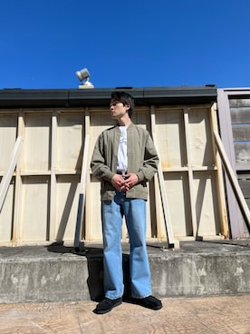 「URBAN RESEARCH（アーバンリサーチ）のアイテム（ブルゾン）」を使った、Shoさん（メンズ・169cm）の冬コーディネート