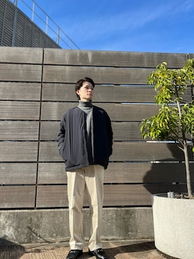「URBAN RESEARCH（アーバンリサーチ）のアイテム（ローファー）」を使った、Shoさん（メンズ・169cm）の秋コーディネート
