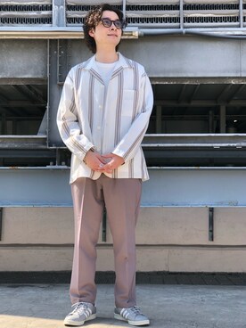 「URBAN RESEARCH（アーバンリサーチ）のアイテム（その他アウター）」を使った、Shoさん（メンズ・169cm）の春コーディネート