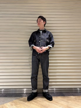 「URBAN RESEARCH（アーバンリサーチ）のアイテム（デニムジャケット）」を使った、Shoさん（メンズ・169cm）の夏コーディネート