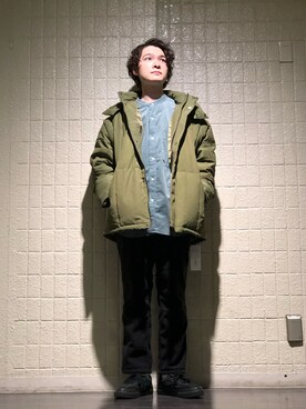 「URBAN RESEARCH（アーバンリサーチ）のアイテム（ダウンジャケット/コート）」を使った、Shoさん（メンズ・169cm）の冬コーディネート