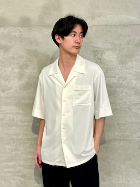 「Lui's（ルイス）のアイテム（スラックス）」を使った、YYさん（メンズ・181cm）の春コーディネート