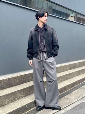「Lui's（ルイス）のアイテム（ジャケット/アウター）」を使った、YYさん（メンズ・181cm）の春コーディネート