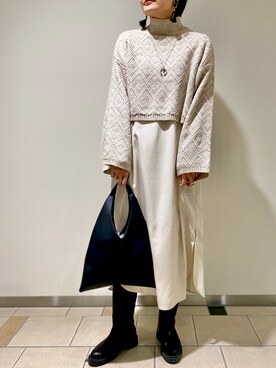 「アイテム（PC・スマホグッズ/家電）」を使った、タカハシカナエさん（レディース・170cm・30代）の冬コーディネート