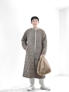 「MASTER&Co（マスターアンドコー）のアイテム（バッグ）」を使った、ごのいさん（レディース・160cm）の秋コーディネート