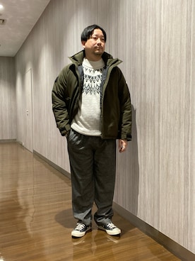 「アイテム（その他アウター）」を使った、KOICHI TANAKAさん（メンズ・170cm・40代）の冬コーディネート
