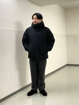 「clarks」｜KOICHI TANAKAさん（メンズ・170cm）の冬コーディネート