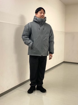 「アイテム（ダウンジャケット/コート）」を使った、KOICHI TANAKAさん（メンズ・170cm・30代）の秋コーディネート