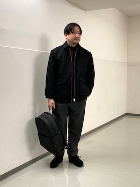 「clarks」｜「アイテム（その他アウター）」を使った、KOICHI TANAKAさん（メンズ・170cm）の冬コーディネート