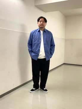 「アイテム（トップス）」を使った、KOICHI TANAKAさん（メンズ・170cm・30代）の秋コーディネート